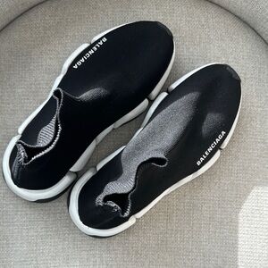 Balenciaga Monochrome Slip-On Sneakers